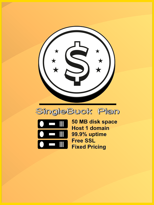 product_singlebuckplan SingleBuck Plan