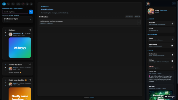 Ogoodoo notifications screenshot