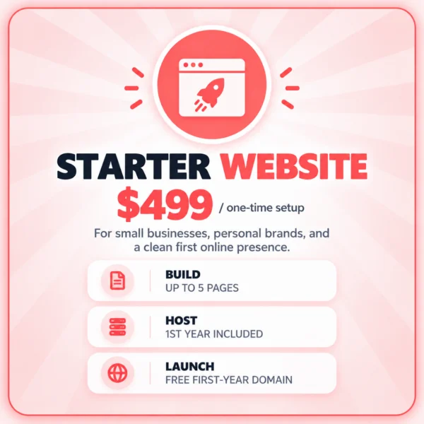 Starter Website Package